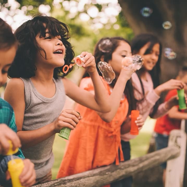 Children supported by Save The Foster playing together